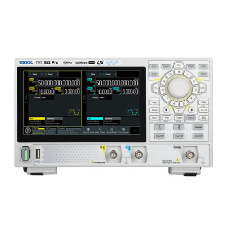 Generatore di funzione Rigol DG852 Pro (50 MHz. dual-channel) - Rigol Italia