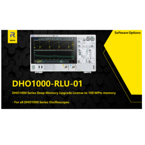 Rigol  DHO1000-RLU-01 opzione deep memory upgrade per Oscilloscopi serie DHO1000 - Rigol Italia
