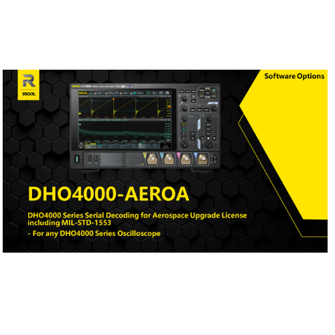 DHO4000-AEROA Mil-STD1553 bus triggering and analysis options - Rigol Italia