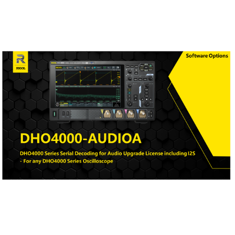 DHO4000-AUDIOA I2S bus trigger and analysis options - Rigol Italia