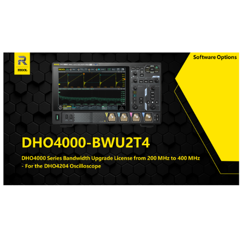 DHO4000-BWU2T4  200M to 400M bandwidth upgrade - Rigol Italia