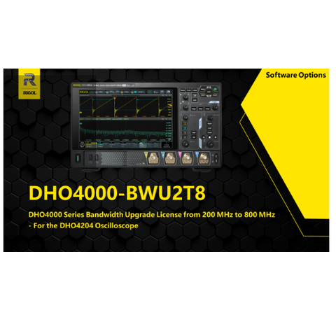 DHO4000-BWU2T8  200M to 800M bandwidth upgrade - Rigol Italia
