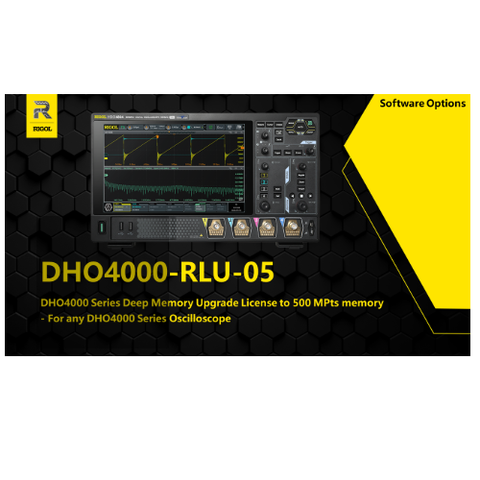 DHO4000-RLU-05 500Mpts storage depth upgrade option - Rigol Italia