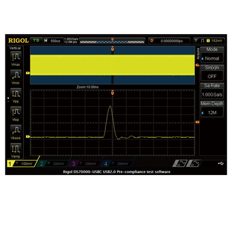 Rigol DS70000-USBC Test di pre-conformità USB 2.0 - Rigol Italia