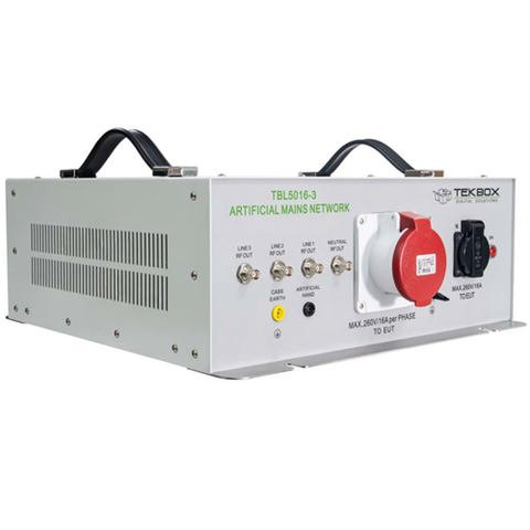 TekBox TBL5016-3-EU 50μH LISN (mono e trifase) – CISPR 16-1-2 450V/260V, 16A - Rigol Italia