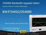 BW3T5-MSO/DS4000 estensione banda a 500MHz   Upgrade Option - Rigol Italia