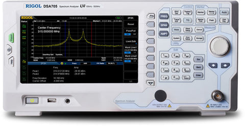 Analizzatore di spettro Rigol DSA705 100kHz - 500MHz - Rigol Italia