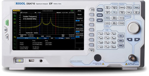 Analizzatore di spettro Rigol DSA710 100kHz - 1GHz - Rigol Italia