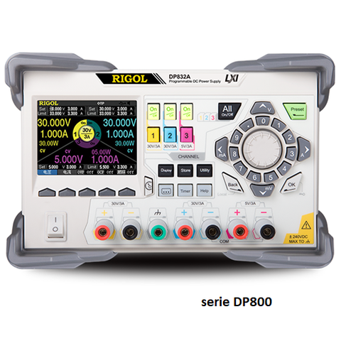 Alimentatore DC Rigol DP832A   195W (tripla uscita) - Rigol Italia